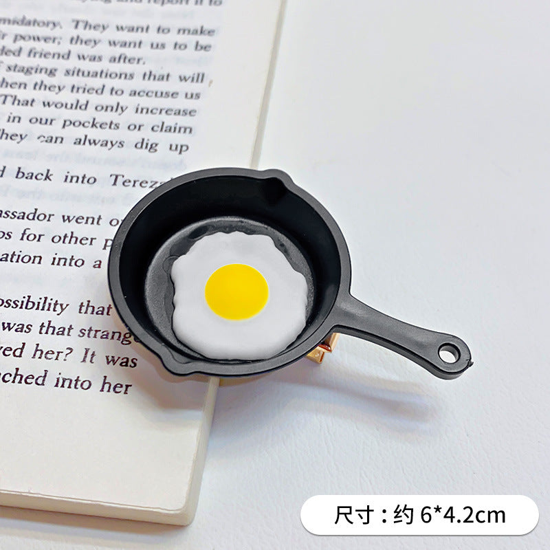 Wholesale Fun Simulation Pistachio Pan Food Play Hairpin